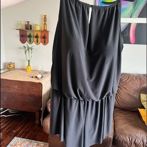 New black SWIM romper in new condition
